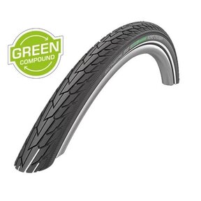 Schwalbe Road Cruiser Plus Draadband 28x1.40" Active TwinSkin PunctureGuard E-25 Green Reflex