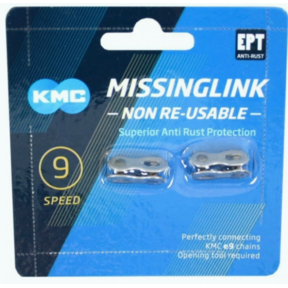 KMC Kettingschakel MissingLink | E9 EPT | Zilver