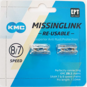 KMC MissingLink 7/8R EPT KMC/SRAM 7-/8-speed sluitschakel