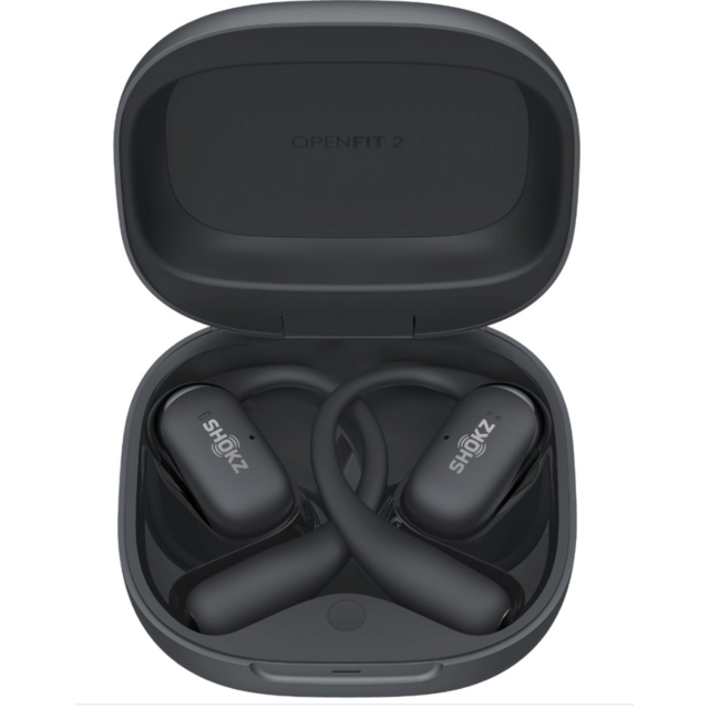 Shokz OpenFit 2 - Open-ear - Sporthoofdtelefoon - Draadloze Oordopjes