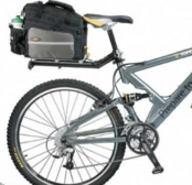 Topeak bagagedrager voor de zadelpen (diameter 26 - 32 mm).