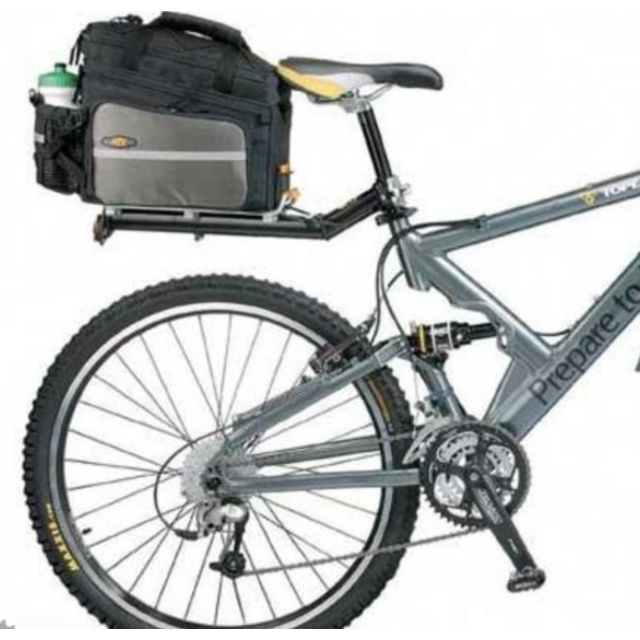 Topeak bagagedrager voor de zadelpen (diameter 26 - 32 mm).