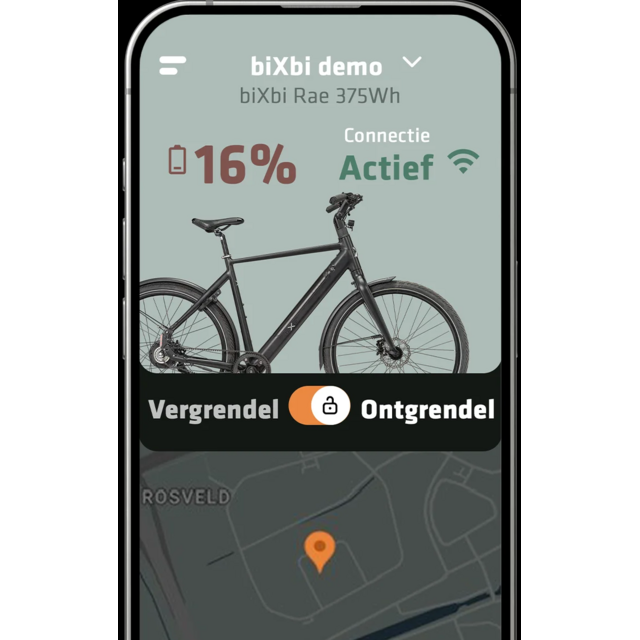 BixBi RAE, mat zwart (504Wh)