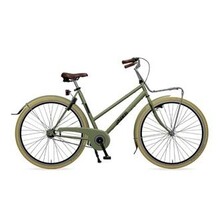 Azor City Dames - leger groen mat