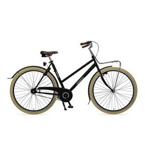 Azor City Dames - Mat zwart