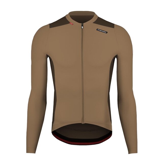 Fietsshirt Lange Mouw Alde Color Edition Bruin/Chocolade XL