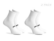 Wielersok Essential 2-pack Wit