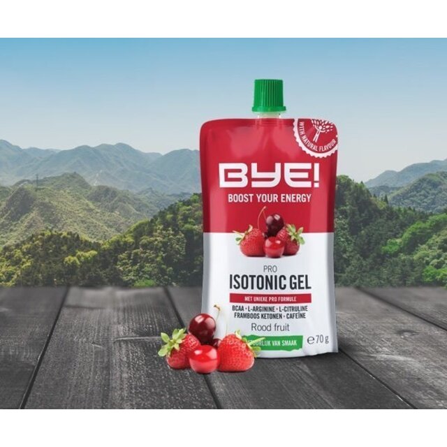 Isotonic gel Rood fruit