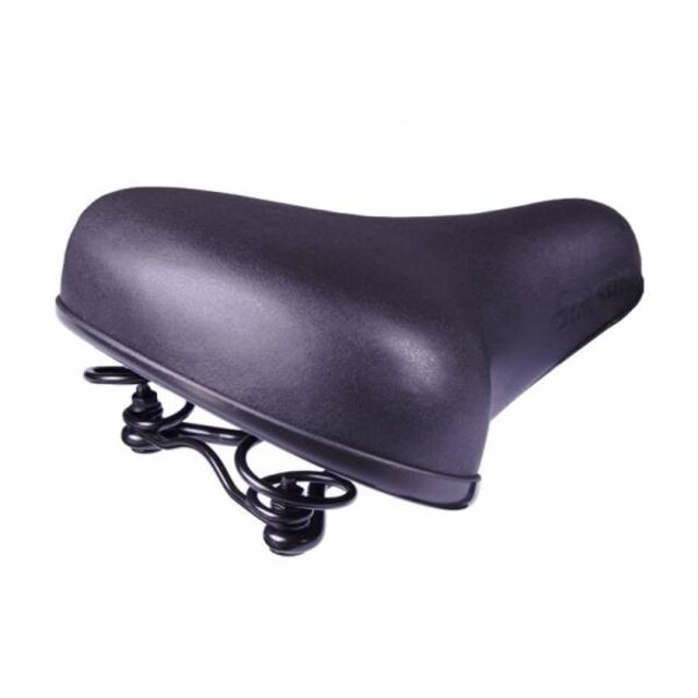 Simson Fietszadel Basic - zwart