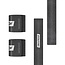 URBAN PROOF Reflectieve Slap Wrap Knox - set van 2 - zwart