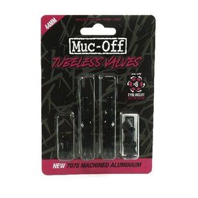 Muc-off tubeless ventiel set 44mm zwart