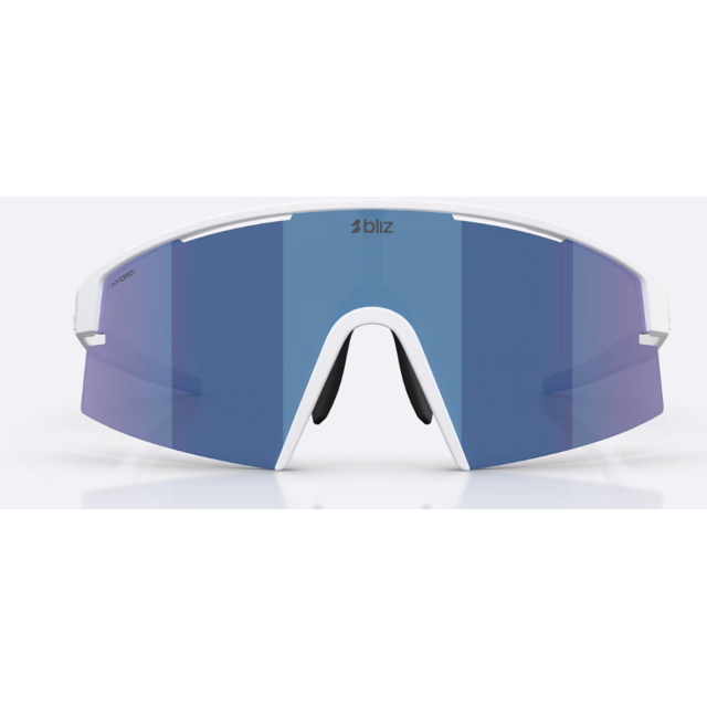 Bliz P006 XL Matte White - Smoke/Blue Multicolor Sportzonnebril | Extra Groot & UV400