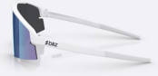 Bliz P006 XL Matte White - Smoke/Blue Multicolor Sportzonnebril | Extra Groot & UV400