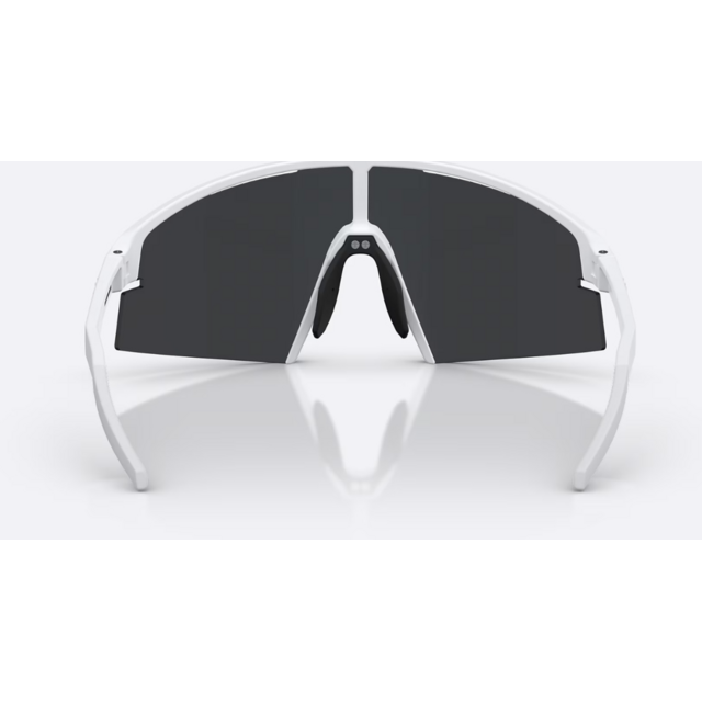 Bliz P006 XL Matte White - Smoke/Blue Multicolor Sportzonnebril | Extra Groot & UV400