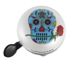 Voxom Bicycle Bell KL22 Skull White