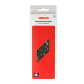 Simson Ketting 1-Speed 1/2 x 1/8 – 112 Schakels Zwart