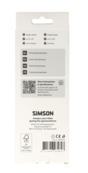 Simson Ketting 1-Speed 1/2 x 1/8 – 112 Schakels Zwart