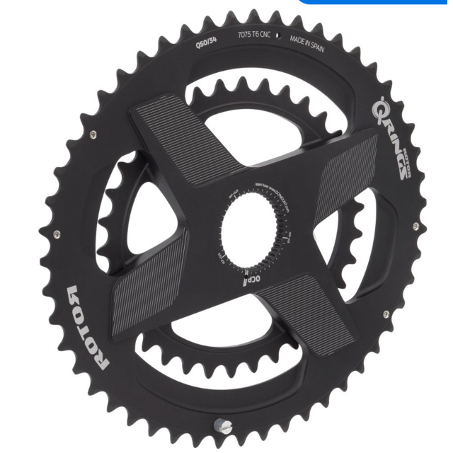 Rotor Q-Rings Direct Mount Road Double Chainring - oval - OCPmount (52/36)