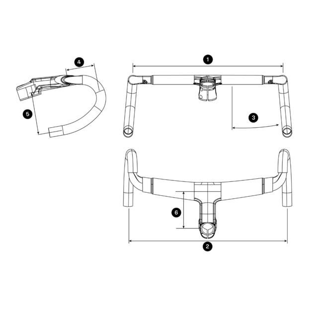 Orbea OC Carbon Cockpit RA10 – Carbon Geïntegreerde Cockpit (38 x 100)