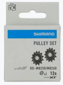 Shimano Deore XT RD-M8250-GS Derailleurwieltjes 12-Speed – Originele Shimano Wielset