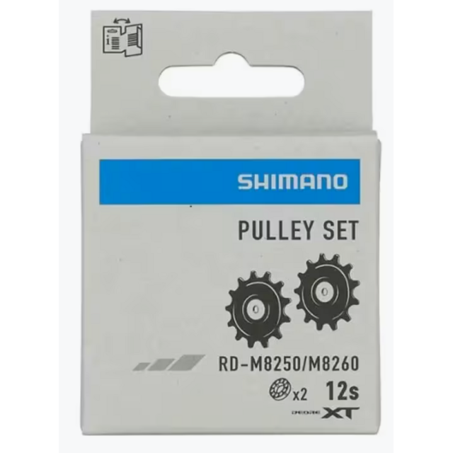 Shimano Deore XT RD-M8250-GS Derailleurwieltjes 12-Speed – Originele Shimano Wielset