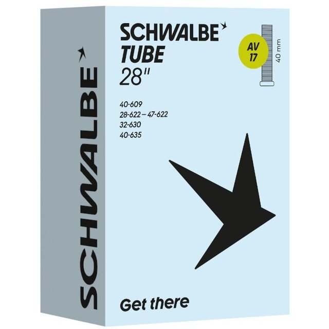 Schwalbe binnenband nr. 17 28" 28/47-622/635 AV
