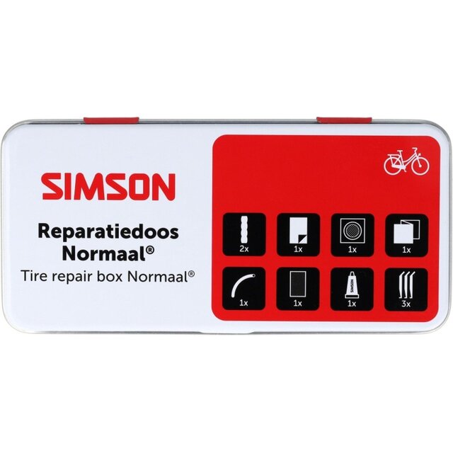 Simson Reparatiedoos Normaal – Rood