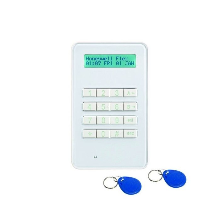 Honeywell Codedienpaneel MK8 PROX met proximity lezer voor honeyweel Galaxy alarmsystemen
