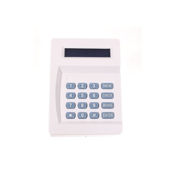OBS Telefoonkiezer voor analoge telefoonlijn 3 ingangen met 3 spraakteksten en 1x hoofdspraaktekst.