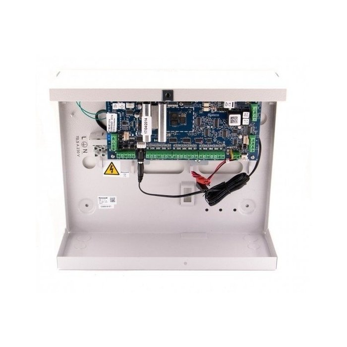 Honeywell Galaxy Galaxy Flex3-20 SK alarm control panel in steel cabinet