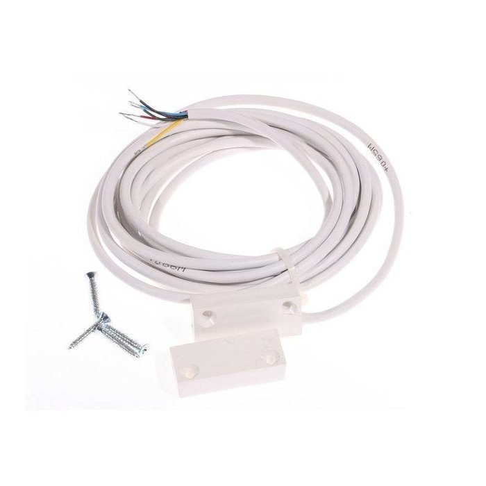 OBS Magneetcontact E70 opbouw wit met weerstanden 1KOhm