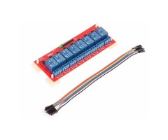 OBS Relais 12volt DC 8 voudig