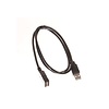 OBS USB 2.0 USB A male - USB A female verlengkabel 1,00 m zwart