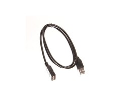 OBS USB 2.0 USB A male - USB A female verlengkabel 1,00 m zwart