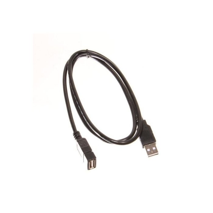OBS USB 2.0 USB A male - USB A female verlengkabel 1,00 m zwart