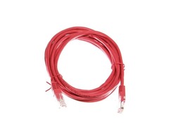 OBS Datakabel RJ45 netwerkkabel CAT5e 3m rood