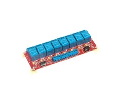 OBS 12-volt DC 8-way relay with screw connectors