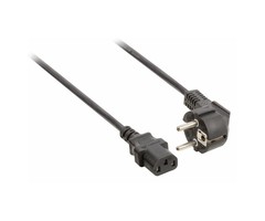 OBS Stroomkabel Schuko Male haaks 1.8meter