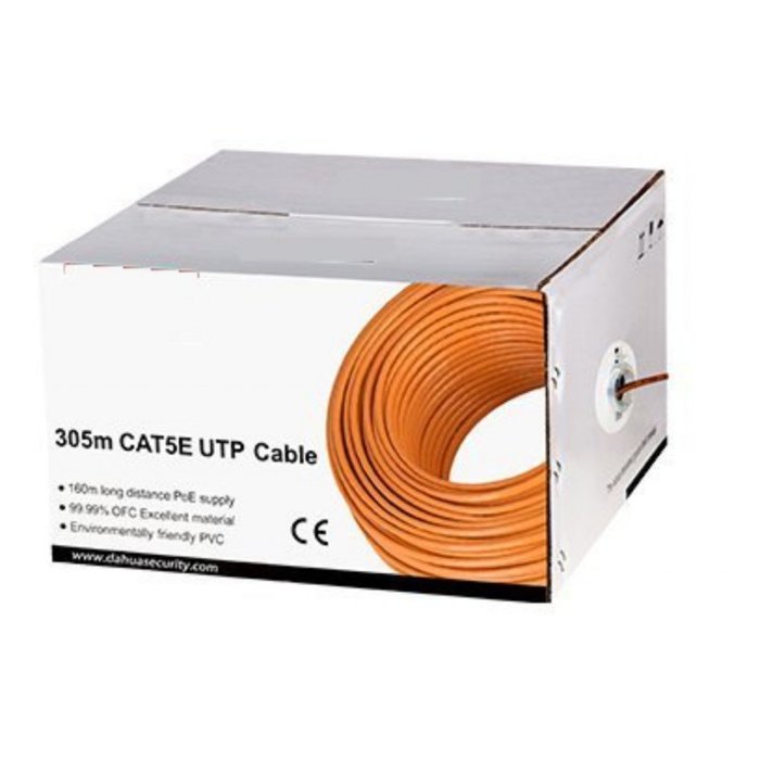 Dahua UTP kabel Cat 5E koper 305 meter