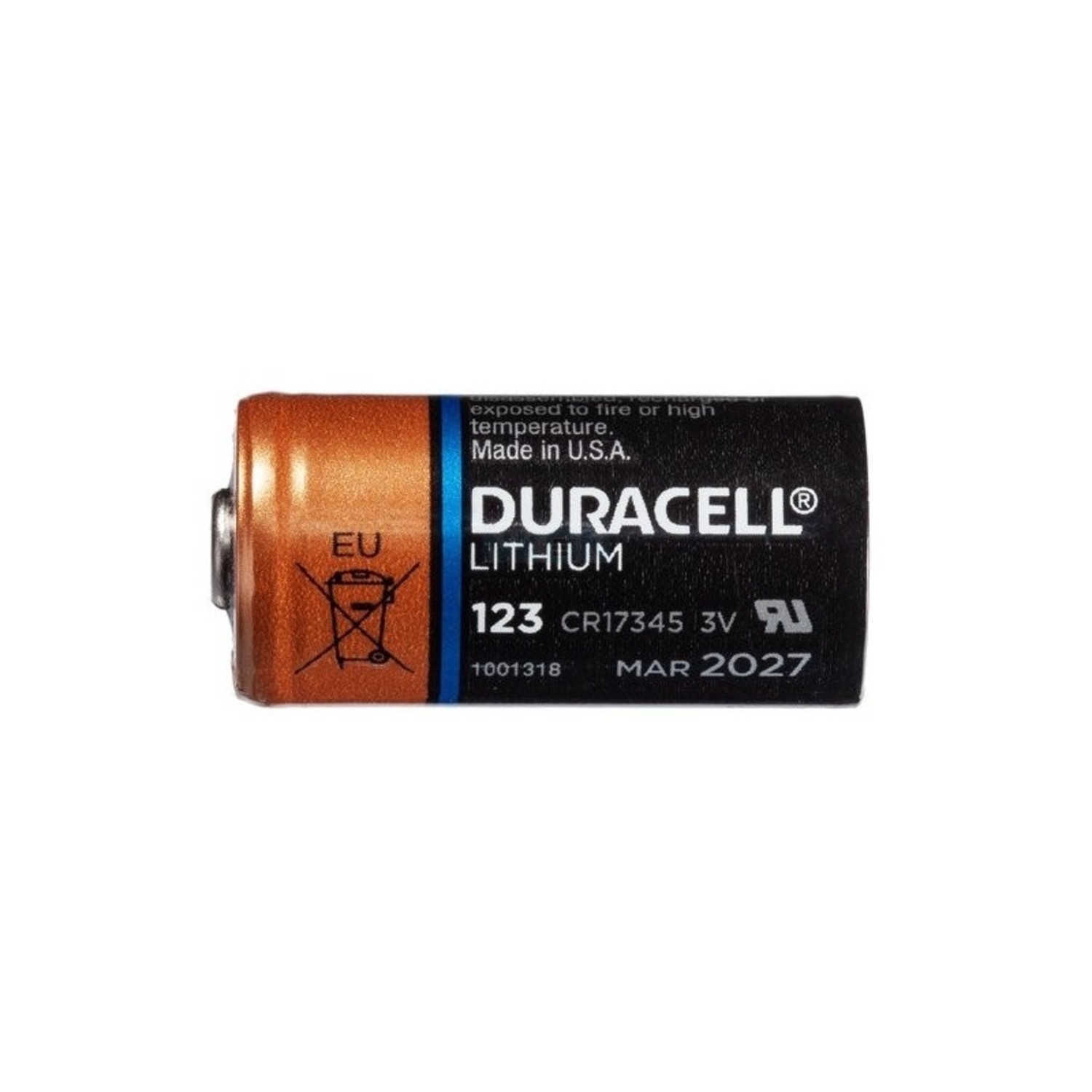 Moeras span shampoo Duracell 123 Lithium batterij - Onlinebeveiligingsshop