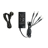 OBS Power supply 12Volt 5A 4-way for security camera