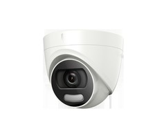 Camera HDTVI ColorVu 2 MP Full Time Color Turret Camera with fixed lens