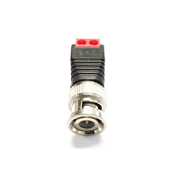 Beveiligingscamera BNC male connector met 2 schroefconnectors