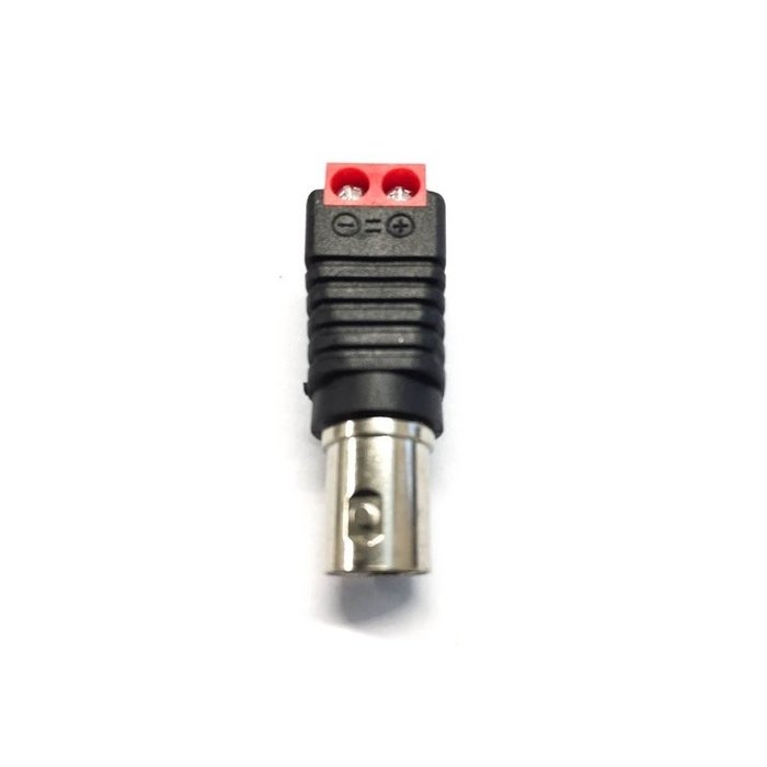 Beveiligingscamera BNC female connector met 2 schroefconnectors