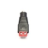 OBS Beveiligingscamera Voedings connector klein female kleur zwart met rood