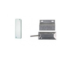 Draadloos magneetcontact met roldeurcontact en montage