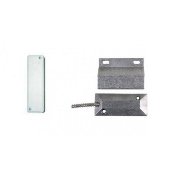 Draadloos magneetcontact met roldeurcontact en montage