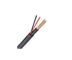 Combicoax RG59 kleur zwart 250meter rol LSZH