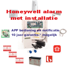 Woonhuisbeveiliging met Honeywell Galaxy installatie compleet