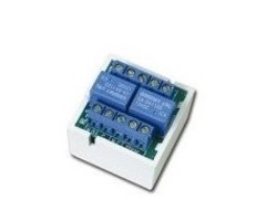 Visonic Relaiskaart 2voudig voor OC uitgang ingangspanning 12Volt